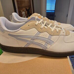 Asics Skyhand OG White Blue Fade Sneaker Casual Shoe Mens US Size 12 NEW